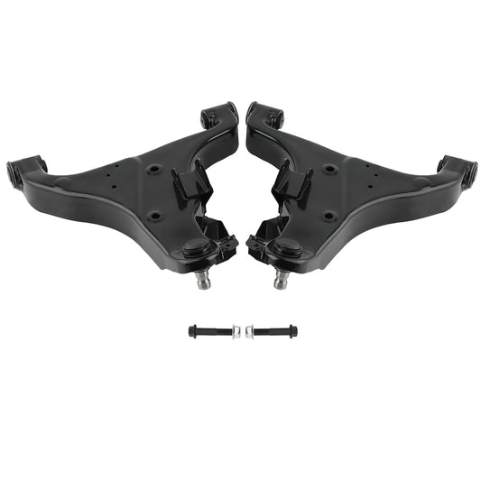 2pc K620511 K620512 Front Lower Control Arms with Ball Joints for Nissan Armada 2005-2015 for Nissan Titan 2004-2015 for Infiniti QX56 2004-2010