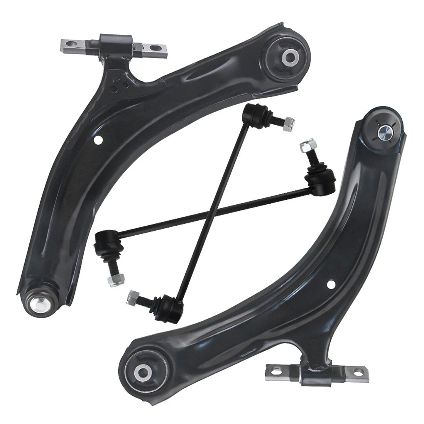 4pc MS30194 MS30195 K750095 K750094 Front Lower Control Arm Sway Bars Suspension Kit for Nissan Rogue 2008 2009 2010 2011 2012 2013 for Nissan Rogue Sport 2014 2015