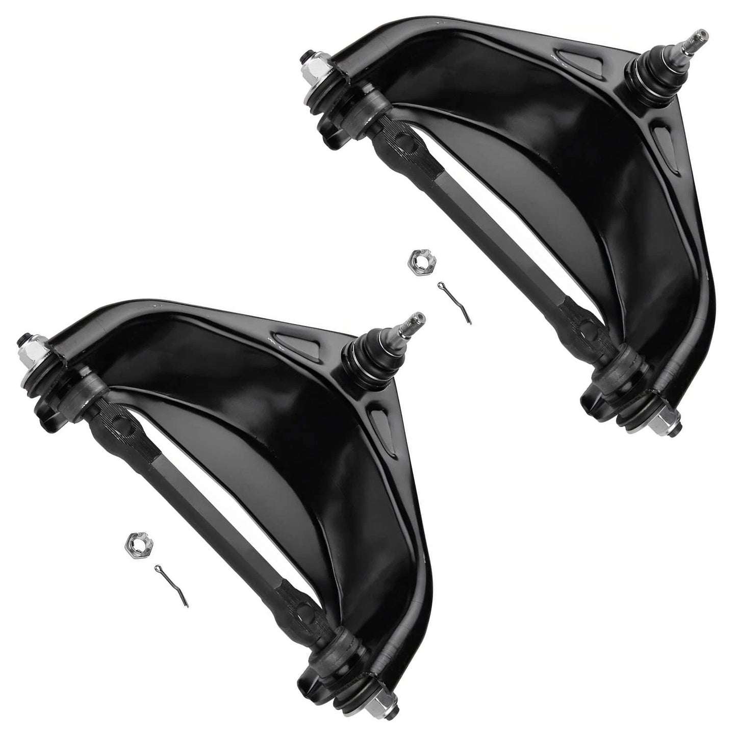 4pc K622047 ES3172 RWD Front Upper Control Arms with Ball Joint Tie Rods for Dodge Ram 1500 2500 3500 1994-1999