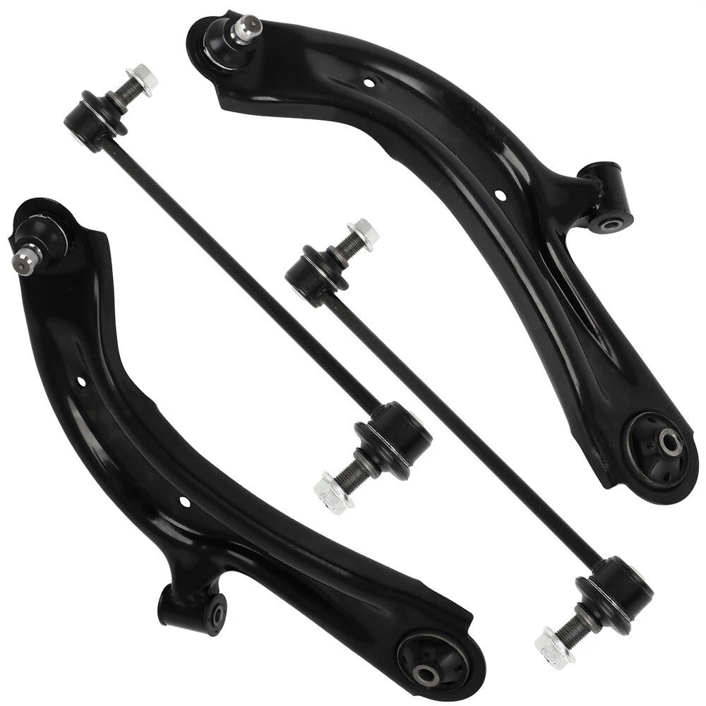 4pc K622160 K622159 K750719 Front Lower Control Arm Sway Bar Ends for Nissan Sentra NV200 2013 2014 2015 2016 2017 2018 2019 for Chevy City Express 2015 2016 2017 2018