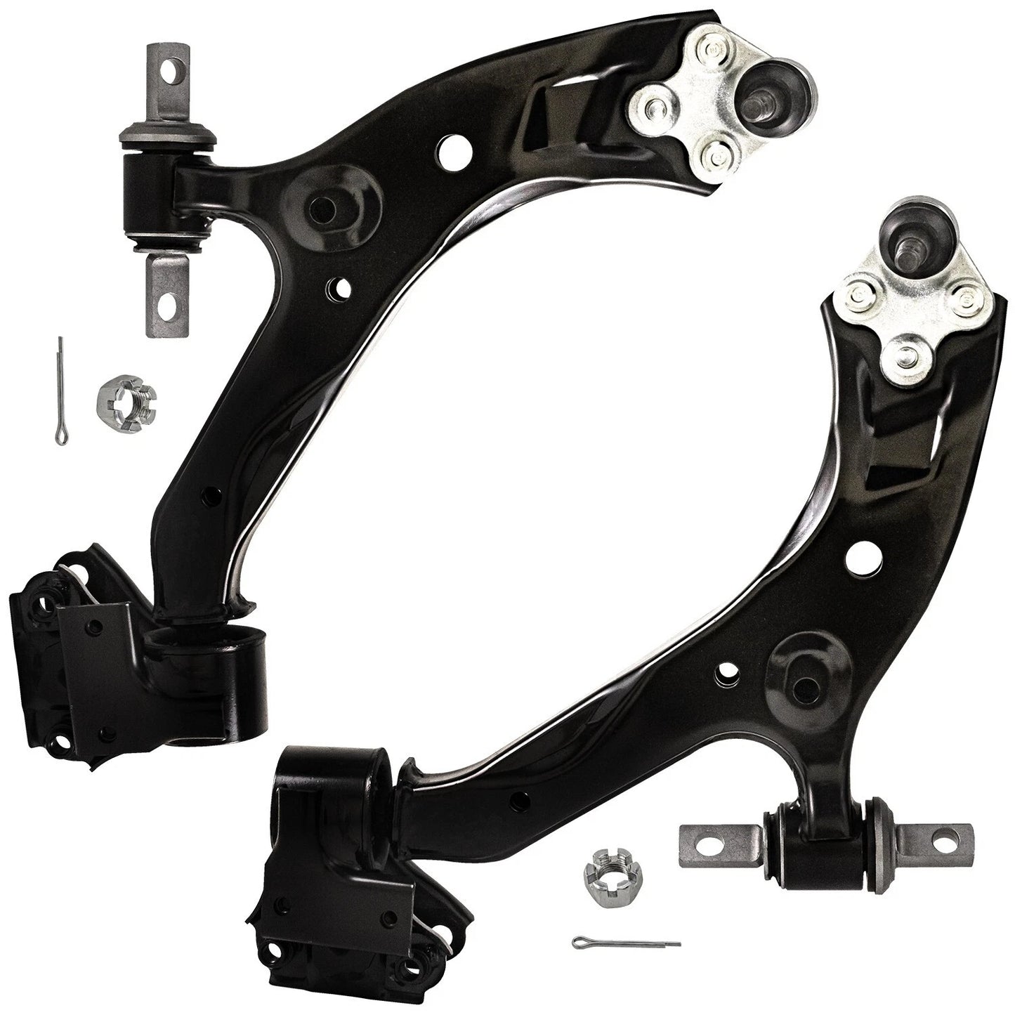 8pc K622943 K622942 EV800937 ES801157 ES801156 K750297 Front Lower Control Arm with Sway Bars Tie Rod Ends Kit for Honda CR-V 2015 2016