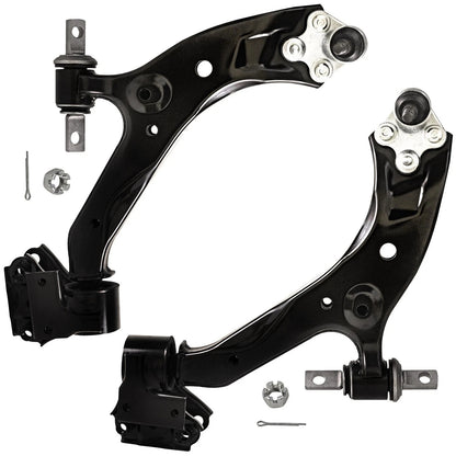 8pc K622943 K622942 EV800937 ES801157 ES801156 K750297 Front Lower Control Arm with Sway Bars Tie Rod Ends Kit for Honda CR-V 2015 2016