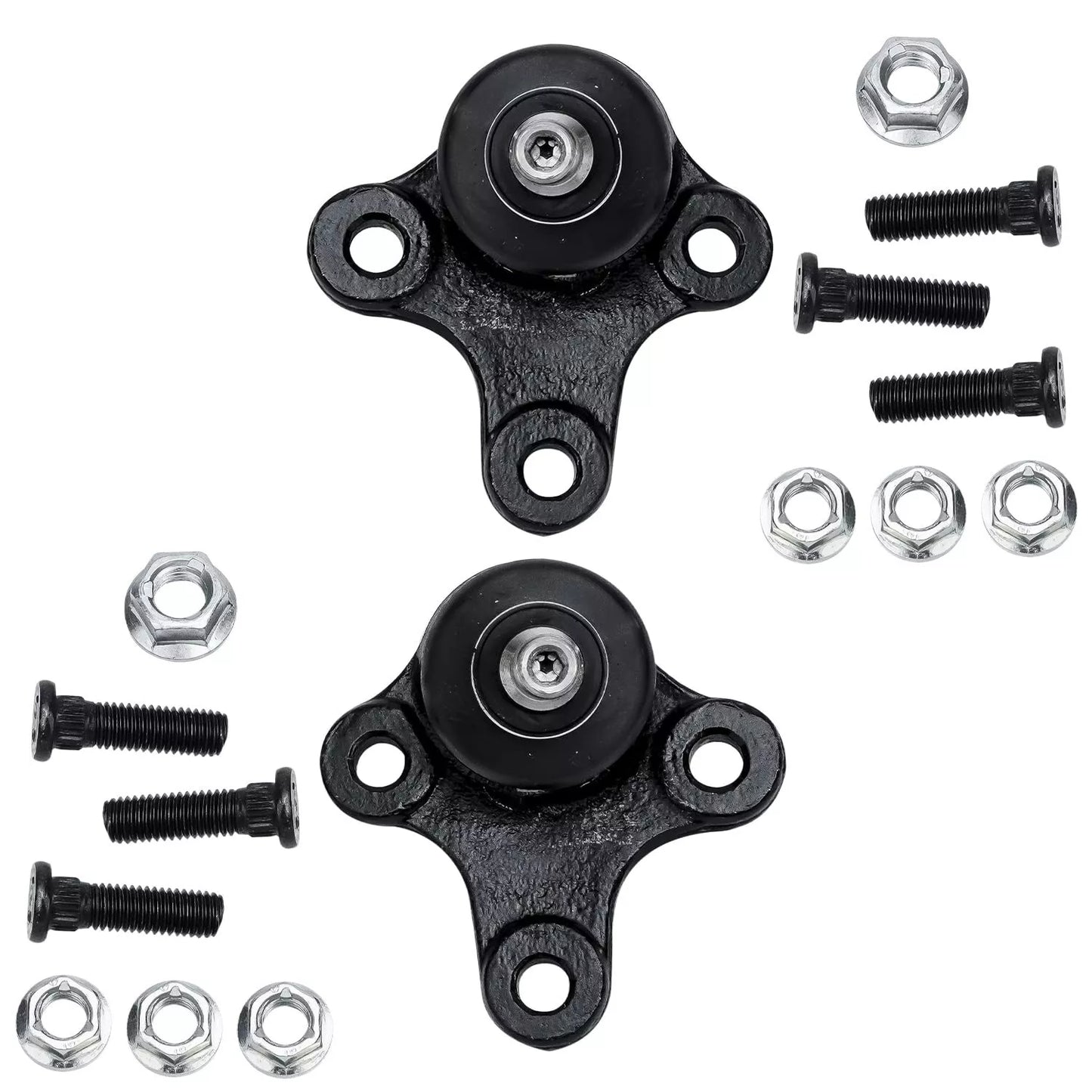 8pc MS101147 MS101148 K80662 K80663 ES80666 ES80667 EV80665 Front Lower Control Arm Tie Rods Suspension Kit for VW Jetta Golf EOS 2006 2007 2008 2009 2010 2011 2012 2013 2014 for Audi A3