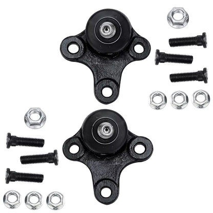 8pc MS101147 MS101148 K80662 K80663 ES80666 ES80667 EV80665 Front Lower Control Arm Tie Rods Suspension Kit for VW Jetta Golf EOS 2006 2007 2008 2009 2010 2011 2012 2013 2014 for Audi A3