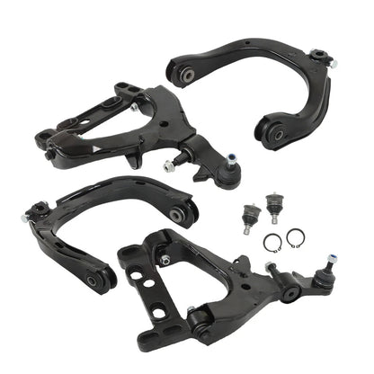 6pc K620467 K620468 K640293 K640294 K6664 Front Upper Lower Control Arms with Ball Joint for Chevy Trailblazer for GMC Envoy 2004 2005 2006 2007