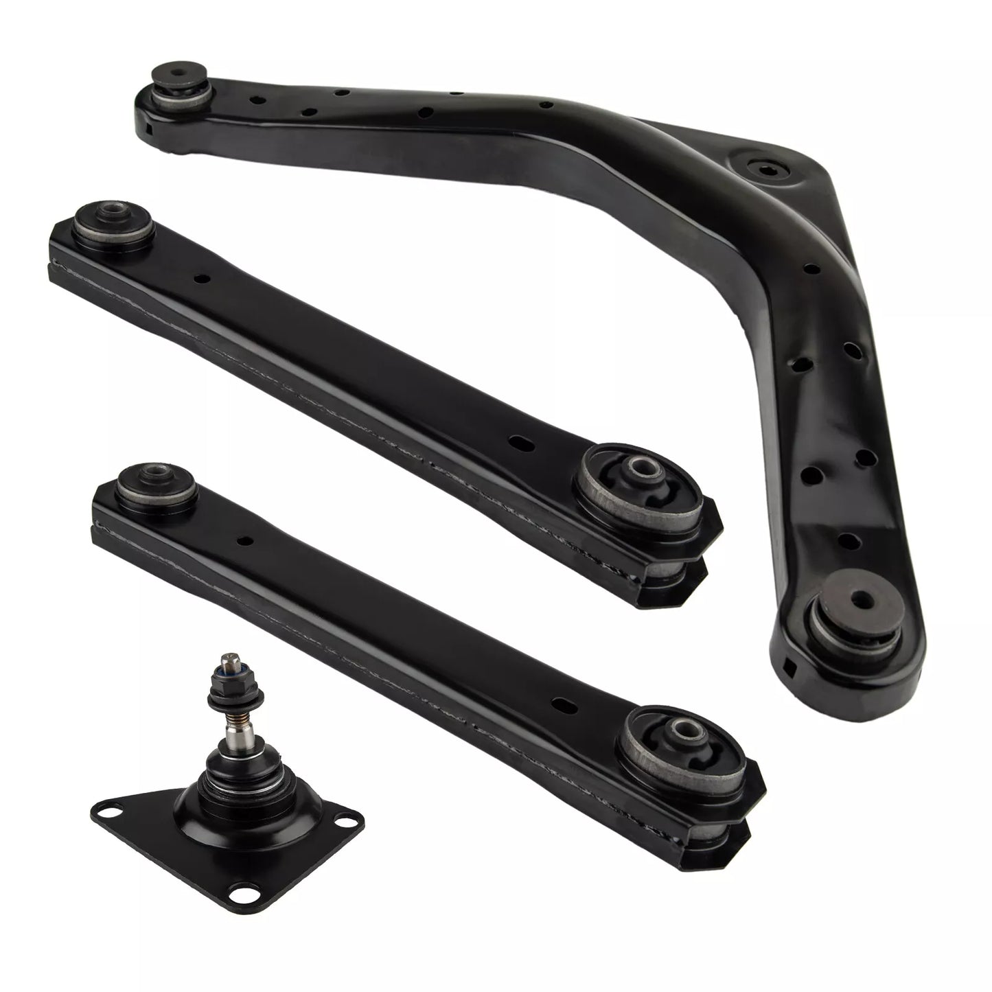 4pc MS251073 K7450 MS251028 Rear Upper Lower Control Arm Ball Joint for Jeep Grand Cherokee 1999 2000 2001 2002 2003 2004