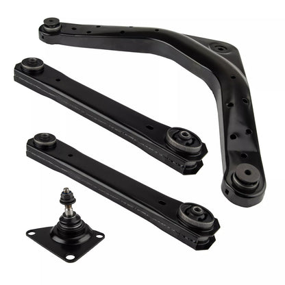 4pc MS251073 K7450 MS251028 Rear Upper Lower Control Arm Ball Joint for Jeep Grand Cherokee 1999 2000 2001 2002 2003 2004
