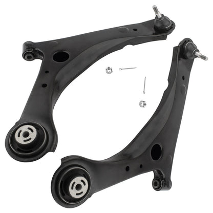 6pc MS251001 MS251002 K7258 ES800403 Front Lower Control Arm Ball Joint Tie Rod for Dodge Grand Caravan 2008 2009 2010 2011 2012 2013 2014 2015 2016 2017 2018 2019 for CHRYSLER TOWN COUNTRY