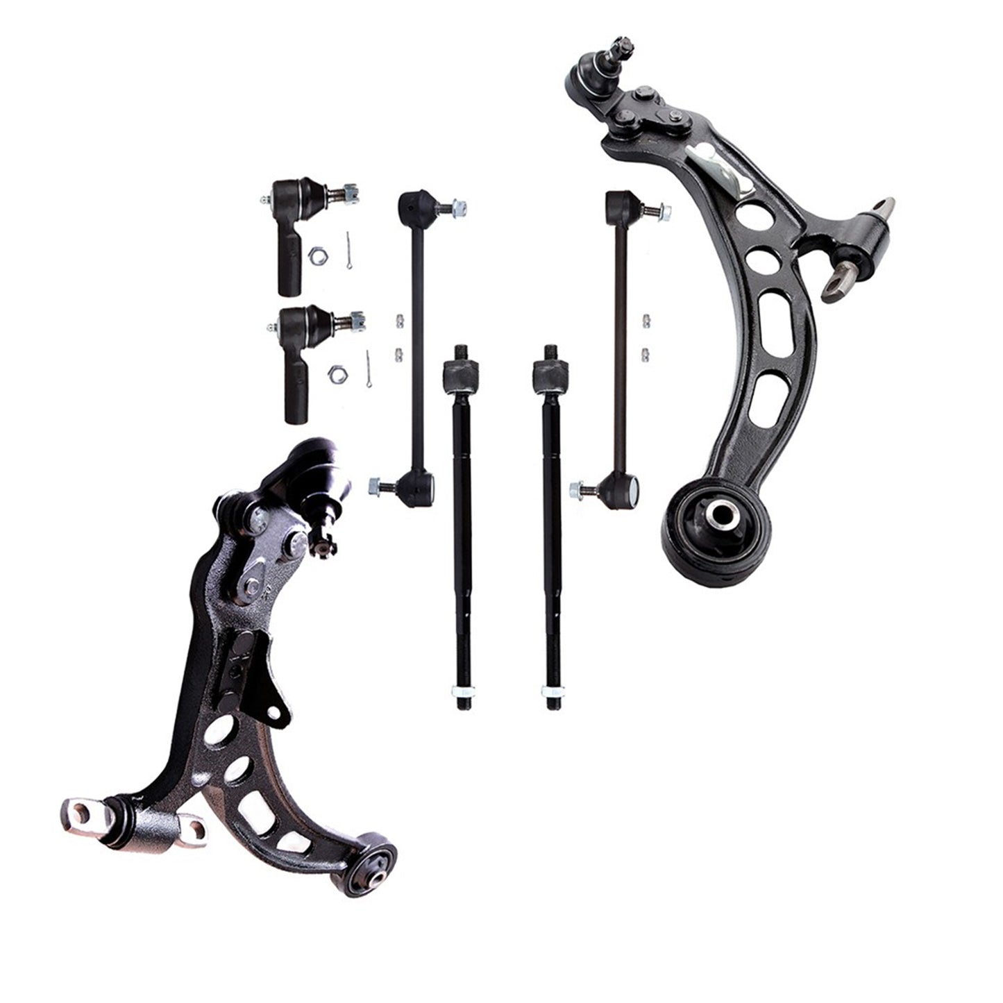8pc K640192 K640191 K90311 K90312 ES3306 EV301 Front Lower Control Arm Sway Bar Tie Rod for LEXUS ES300 1997-2001