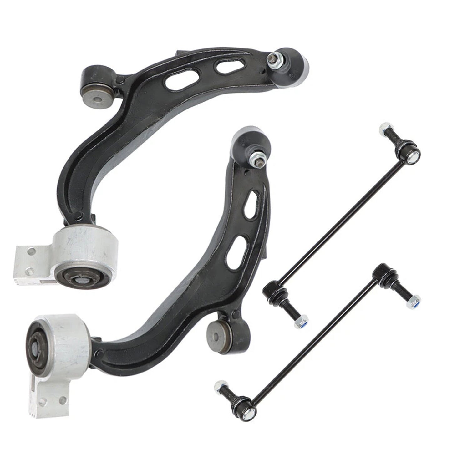 4pc K622916 K622917 K750388 K750389 Front Lower Control Arm Sway Bar Links Kit for Ford Taurus Flex for Lincoln MKS MKT 2013 2014 2015 2016 2017 2018 2019