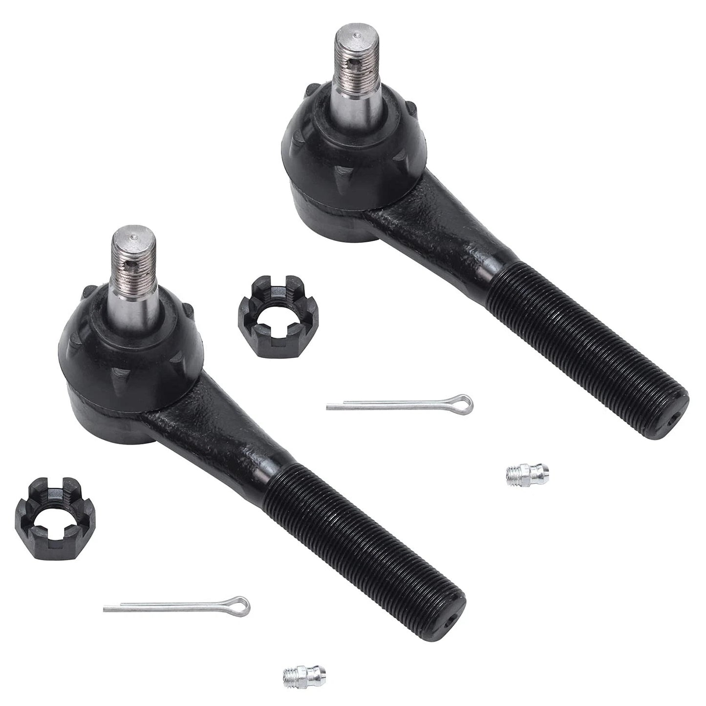 4pc K622047 ES3172 RWD Front Upper Control Arms with Ball Joint Tie Rods for Dodge Ram 1500 2500 3500 1994-1999