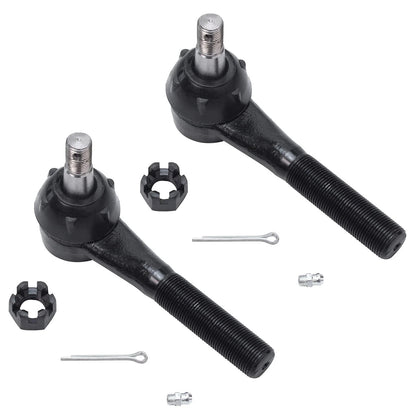 4pc K622047 ES3172 RWD Front Upper Control Arms with Ball Joint Tie Rods for Dodge Ram 1500 2500 3500 1994-1999