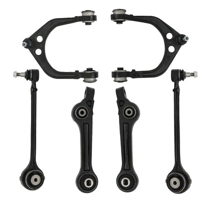 6pc K620177 K620178 K010535 K010536 K010534 RWD Front Lower Upper Control Arms with Ball Joint Suspension Kit for Dodge Charger 2011-2019 for Chrysler 300 2011-2019 for Dodge Challenger 2011-2019