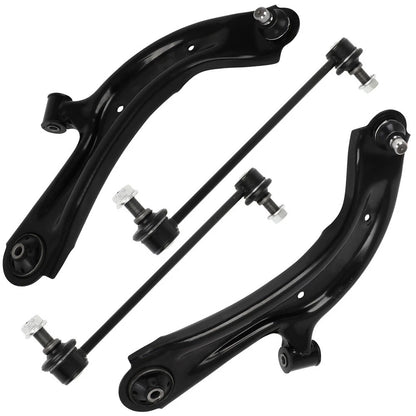 4pc K622160 K622159 K750719 Front Lower Control Arm Sway Bar Ends for Nissan Sentra NV200 2013 2014 2015 2016 2017 2018 2019 for Chevy City Express 2015 2016 2017 2018