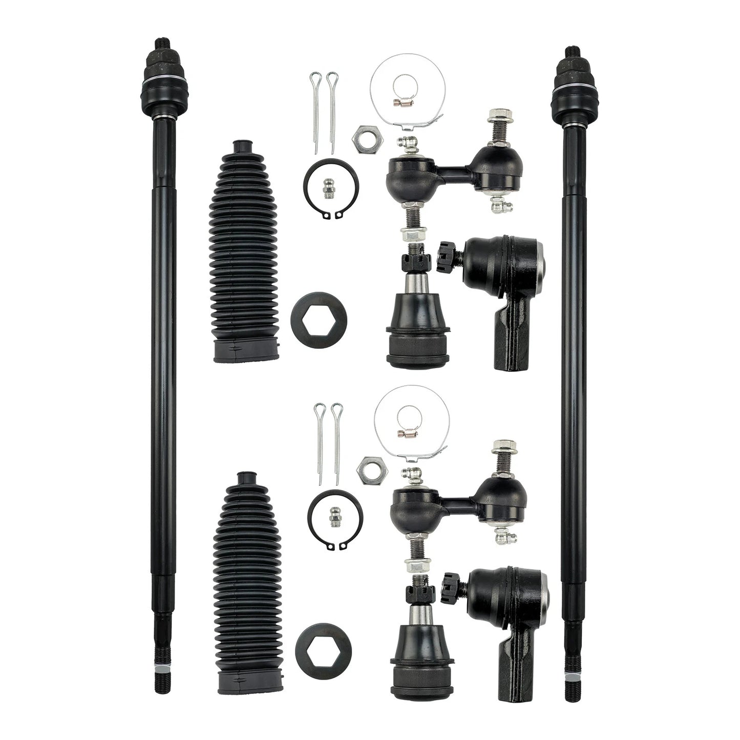 12pc K640399 K640400 K80223 K90454 K90455 ES3581 EV80383 2* Boots Front Lower Control Arm Sway Bar Tie Rod for Honda CR-V 2002 2003 2004 2005 2006