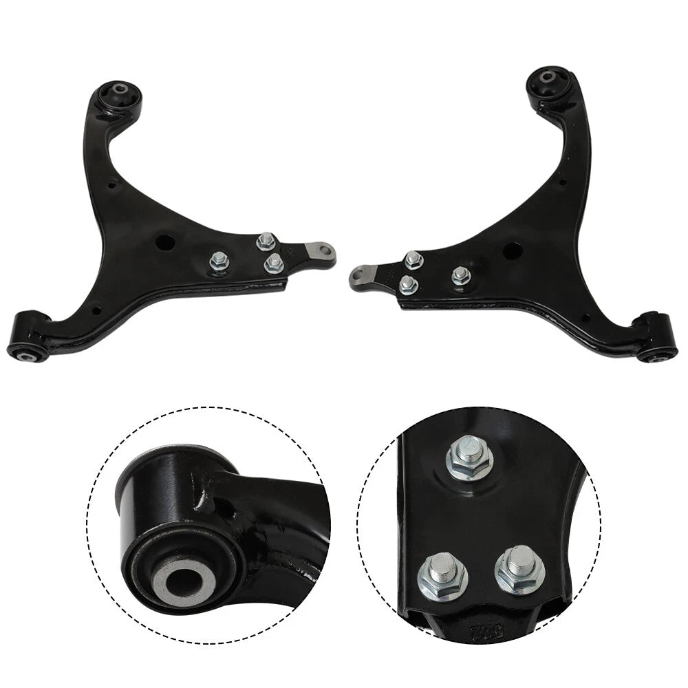 8pc K641580 K641581 ES800229 ES800230 EV800228 K750032 Front Lower Control Arm with Tie Rods Sway Bars for Hyundai Elantra 2.0L 2007 2008 2009 2010 2011 2012