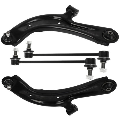 4pc K622160 K622159 K750719 Front Lower Control Arm Sway Bar Ends for Nissan Sentra NV200 2013 2014 2015 2016 2017 2018 2019 for Chevy City Express 2015 2016 2017 2018