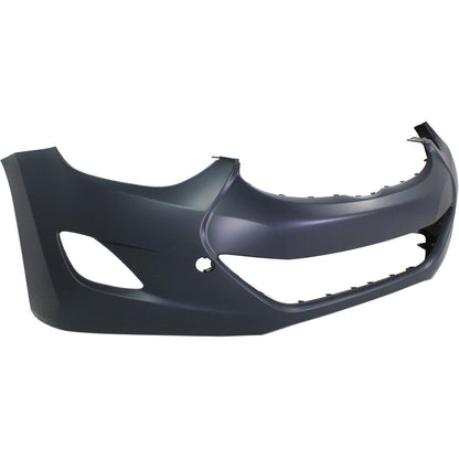 Primed Front Bumper Cover 865113X020 HY1000193 Replacement For Hyundai Elantra 2011 2012 2013 Korea Built Primed
