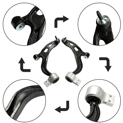 2pc MS401121 MS401122 Front Lower Control Arms with Ball Joints Assembly for Ford Taurus Flex 2010 2011 2012 for Lincoln MKS 2009 2010 2011 2012