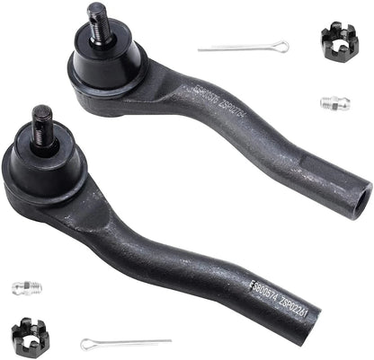 4pc K620373 K620374 ES800575 ES800574 ront Lower Control Arm with Ball Joints Tie Rods for Nissan Sentra 2007-2012