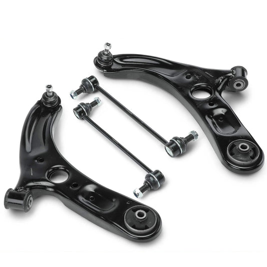 4pc K623741 K623742 K750523 Front Lower Control Arms with Ball Joint Sway Bars for Kia Forte Forte5 2014 2015 2016 2018 for Kia Forte Koup 2014 2015 2016