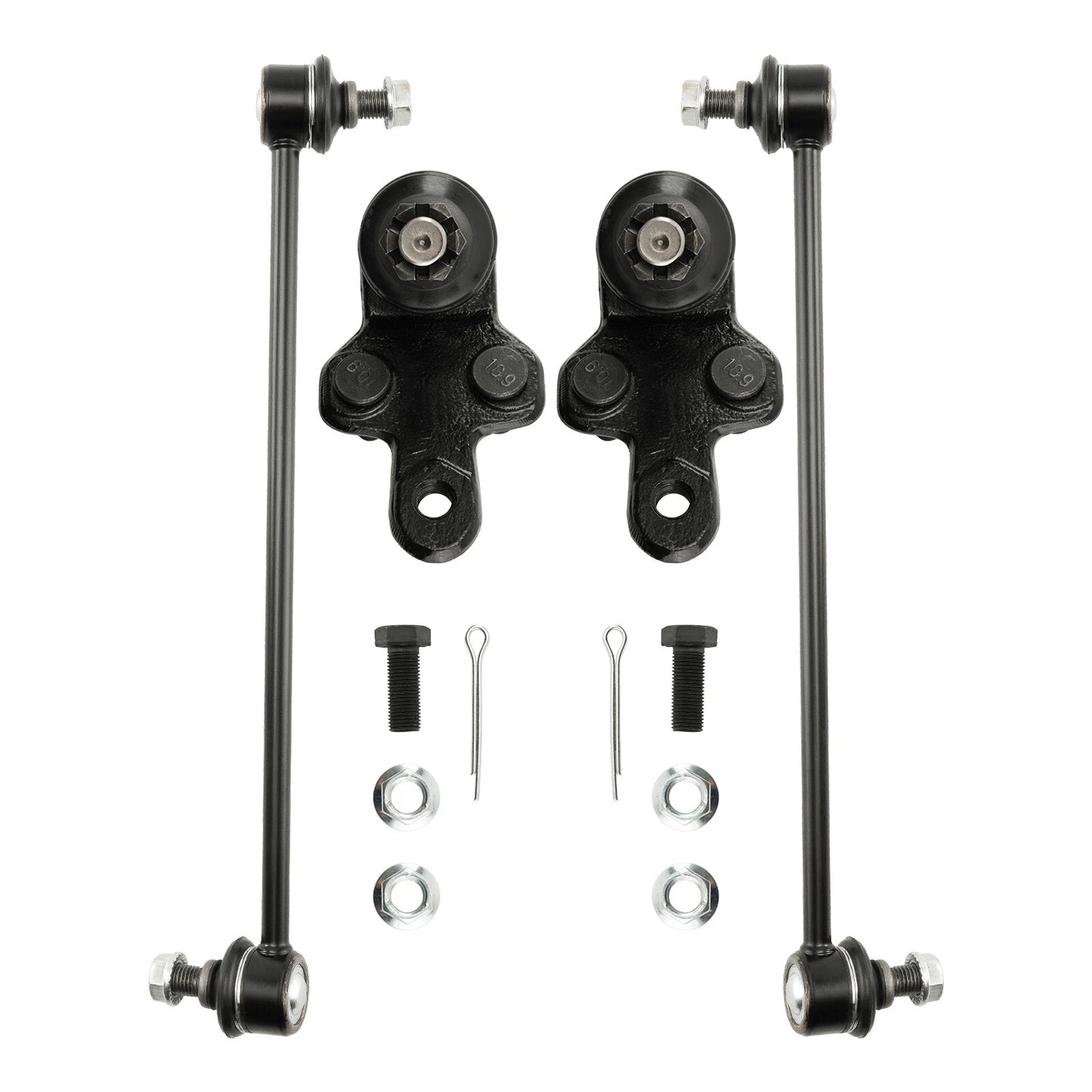 4pc K90312 K90311 K640191 K640192 Front Control Arm with Ball Joints Tie Rods for Toyota Camry 2.2L 3.0L 1997 1998 1999 2000 2001 for Avalon 1997 for Lexus ES300 1997-2001 for Lexus RX300 1999-2003
