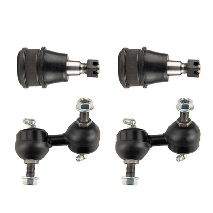 6pc K640399 K640400 K80223 K90454 K90455 Front Lower Control Arms Sway Bars Links for Honda CR-V 2002 2003 2004 2005 2006