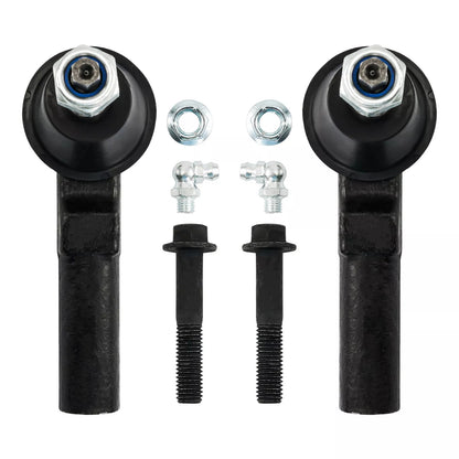 4pc K80726 K80727 ES80805 Front Lower Control Arm Ball Joint Outer Tie Rods For Ford Mustang 2005 2006 2007 2008 2009 2010