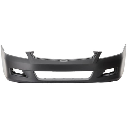 Primed Bumper Cover 04711SDLA90ZZ HO1000235 Replacement For Honda Accord 2006 2007 Sedan Front Primed