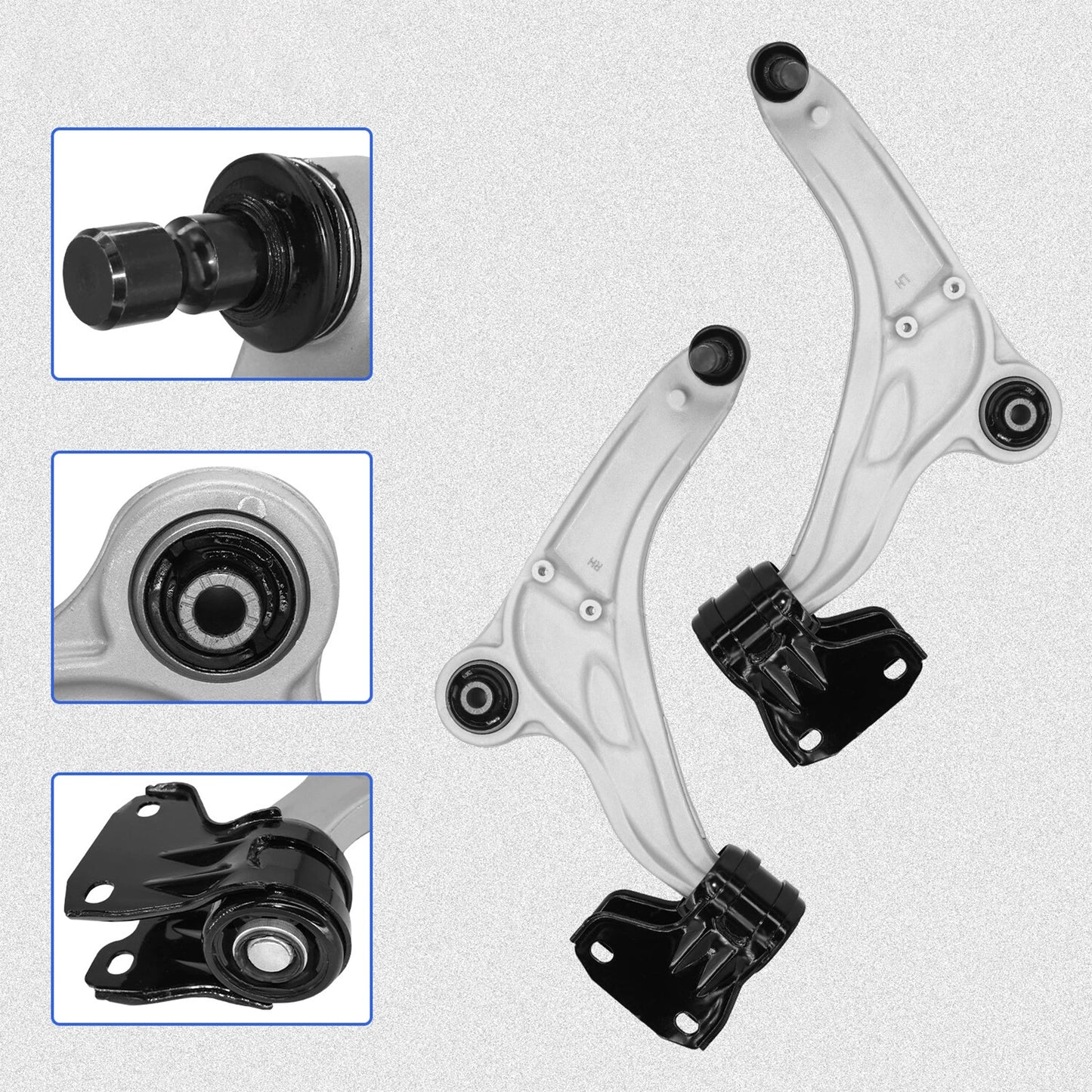 4pc K623491 K623490 K750740 Front Lower Control Arm Ball Joint Sway Bars for Ford Edge 2015 2016 2017 2018 for Lincoln MKX 2016-2018