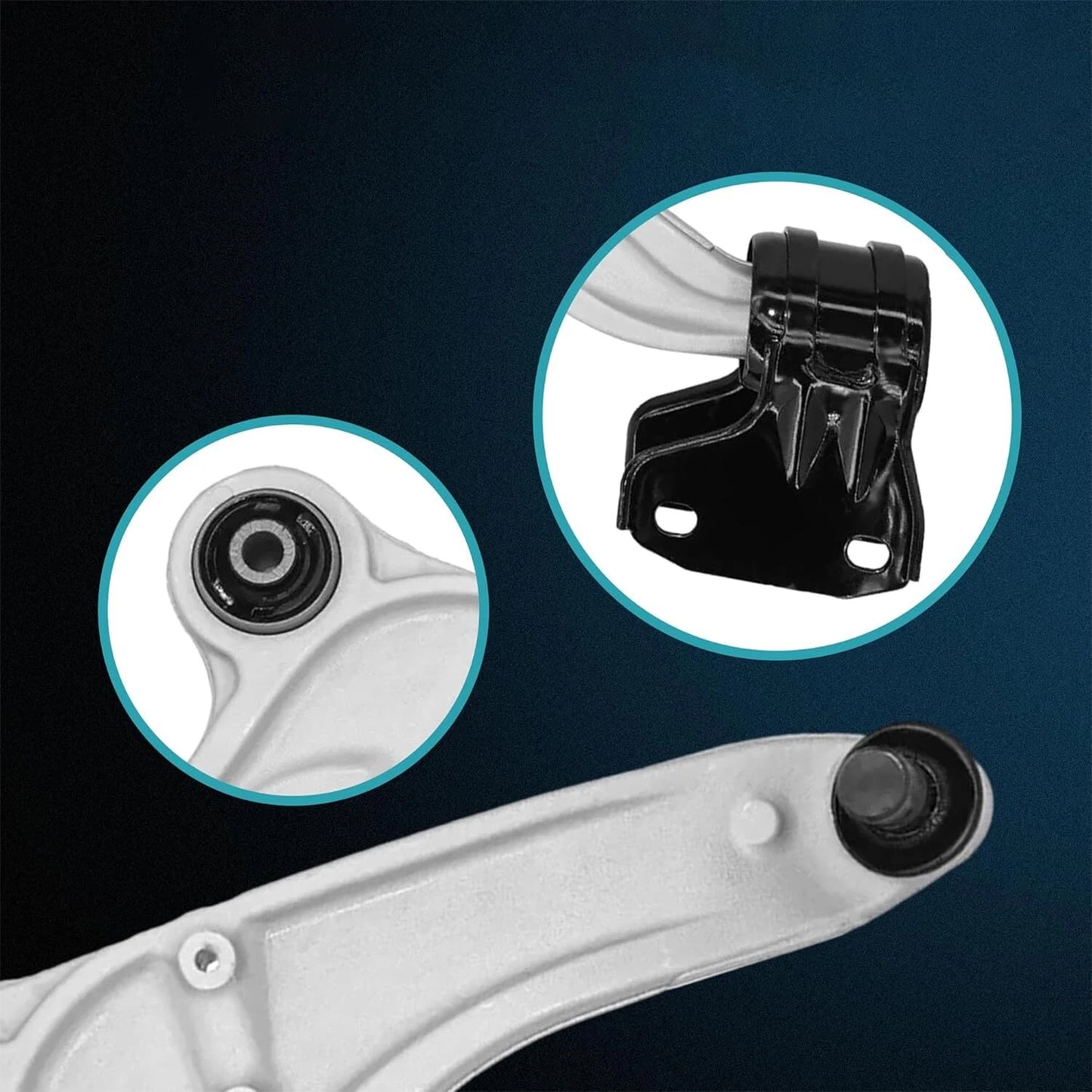 2pc K623491 K623490 Front Lower Control Arm wth Ball Joints for Ford Edge 2016 2017 2018 2019 2020 2021 2022 for Lincoln MKX 2016 2017 2018