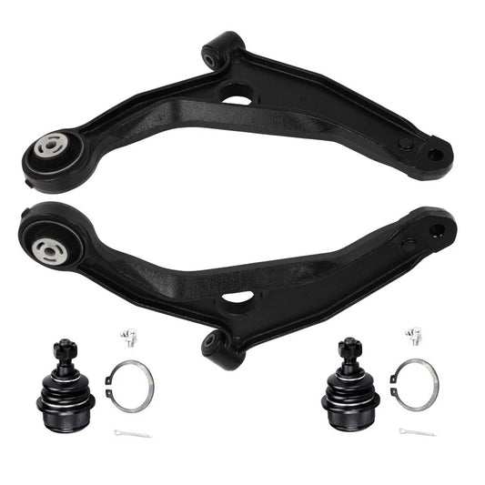 4pc K500235 K641333 K641334 Front Lower Control Arms Ball Joints for Dodge Journey 2009-2018 for Dodge Avenger 2008-2014 for Chrysler Sebring 2007 2008 2009 2010