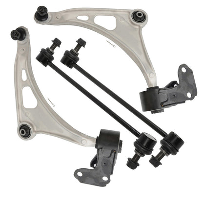 4pc K750678 K750679 MS601229 MS601230 Front Lower Control Arms with Ball Joint Sway Bars Kit for Acura MDX 2014 2015 2016 2017 2018 2019 2020