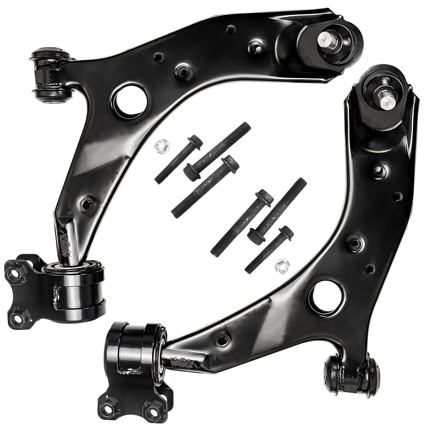 4pc K620041 K620040 K80235 Front Lower Control Arms with Ball Joints Sway Bars for Mazda 3 2004 2005 2006 2007 2008 2009 for Mazda 5 2006-2017