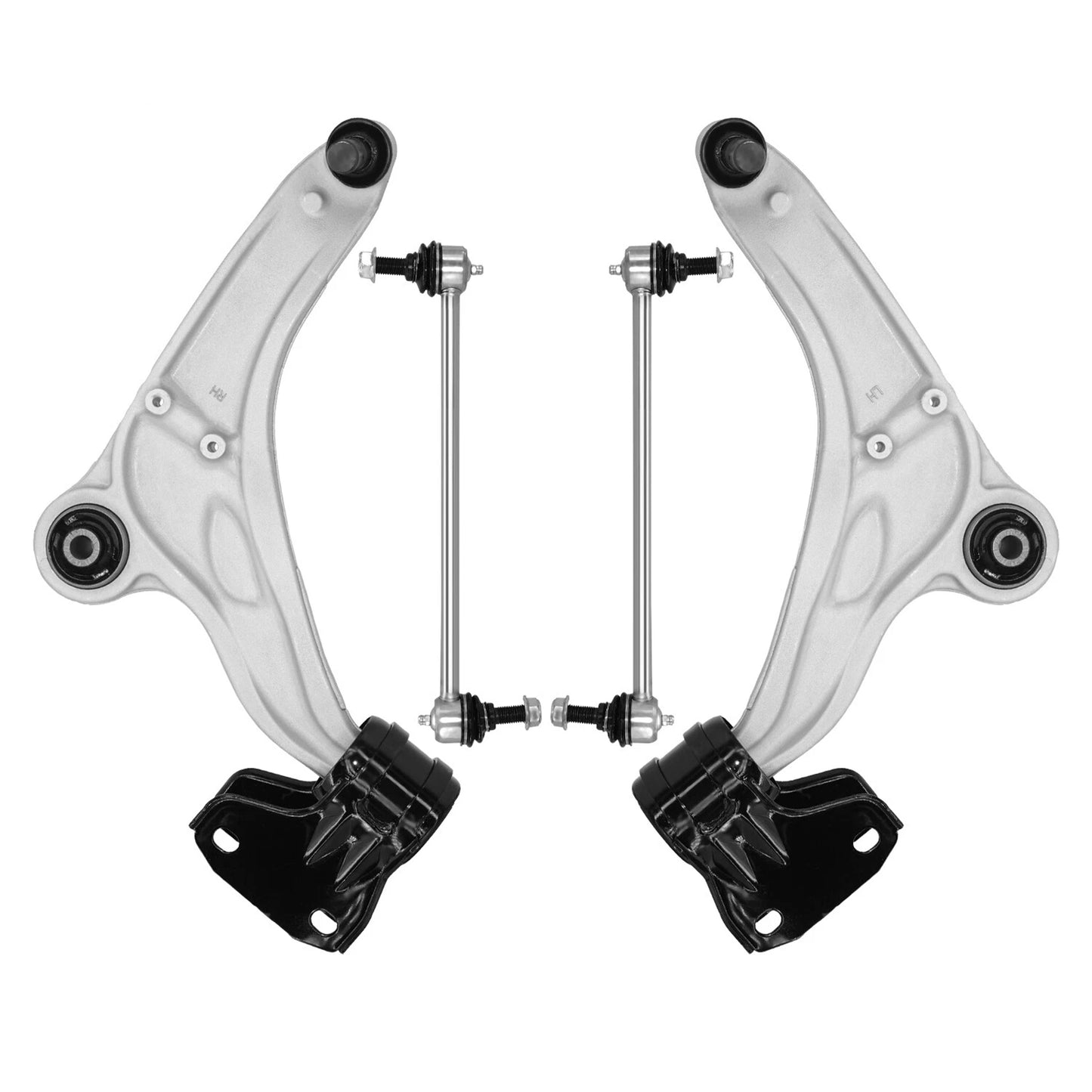 4pc K623491 K623490 K750740 Front Lower Control Arm Ball Joint Sway Bars for Ford Edge 2015 2016 2017 2018 for Lincoln MKX 2016-2018
