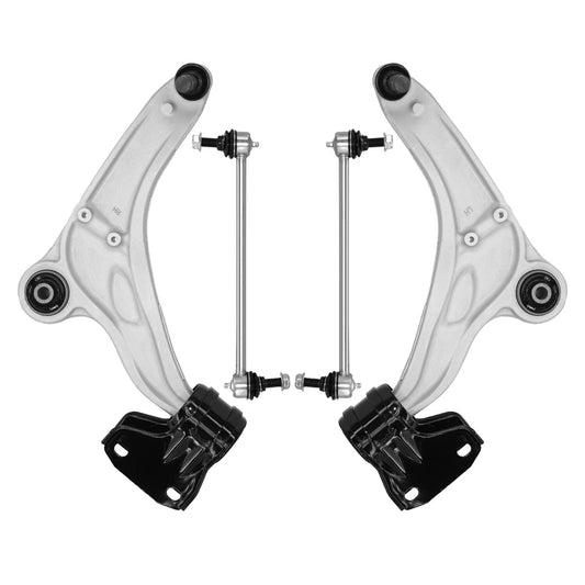 4pc K623491 K623490 K750740 Front Lower Control Arm Ball Joint Sway Bars for Ford Edge 2015 2016 2017 2018 for Lincoln MKX 2016-2018