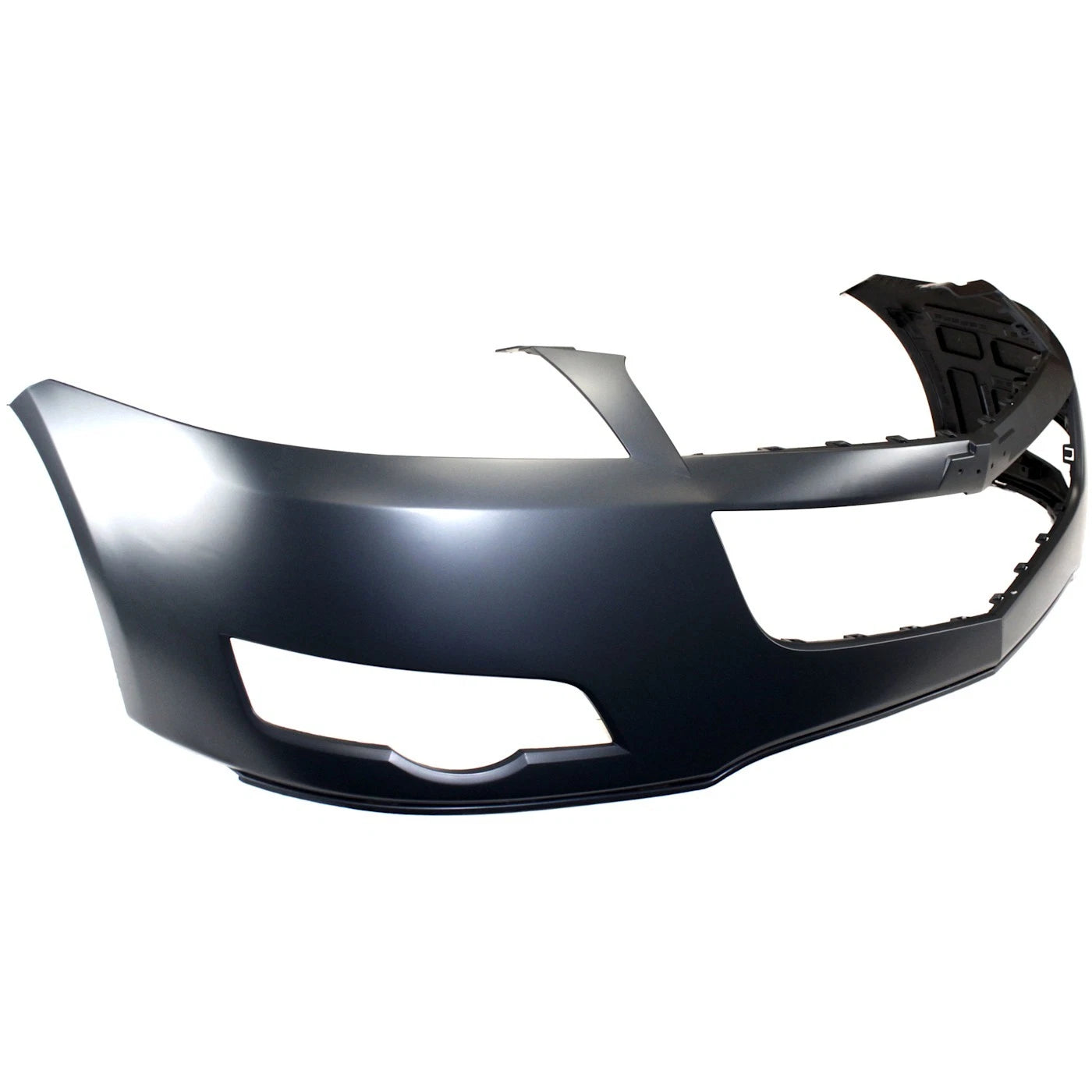 Primed Front Upper Bumper Cover 25955129 GM1000897 Replacement For Chevy Traverse 2009 2010 2011 2012 with Fog Lamp Holes Primed