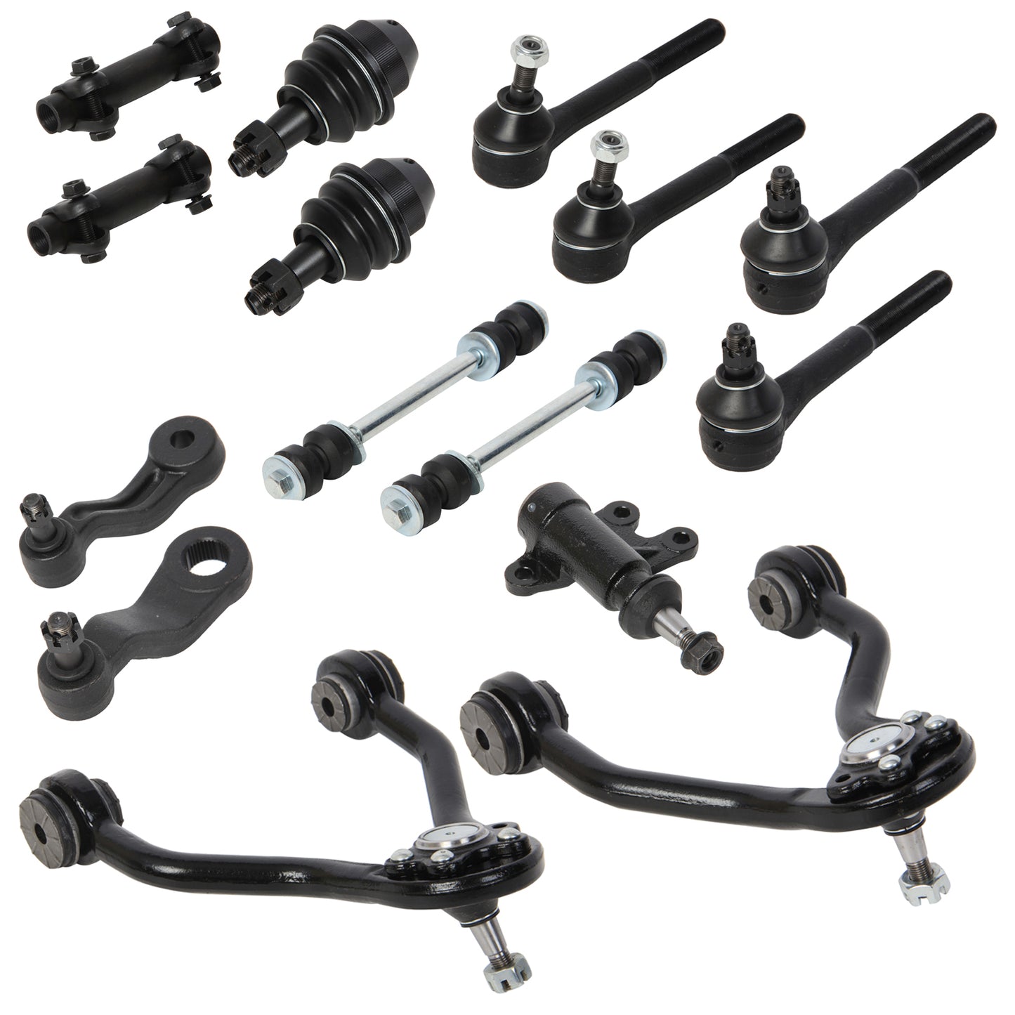 15pc Upper Control Arm Ball Joint Tierod Sway Bar for CHEVROLET/GMC K2500 K1500 1993-1995 for Surburbon 1993-1999