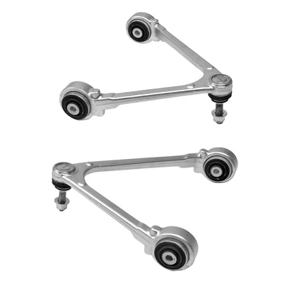 2pc K621665 K621666 Front Upper Control Arms with Ball Joints for Jaguar XJ8 XJR 2004 2005 2006 2007 2008 2009 for Jaguar Vanden Plas 2004-2009 for Jaguar Super V8 2005-2009