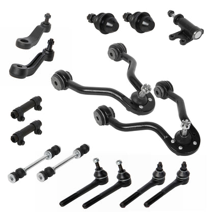 15pc Upper Control Arm Ball Joint Tierod Sway Bar for CHEVROLET/GMC K2500 K1500 1993-1995 for Surburbon 1993-1999