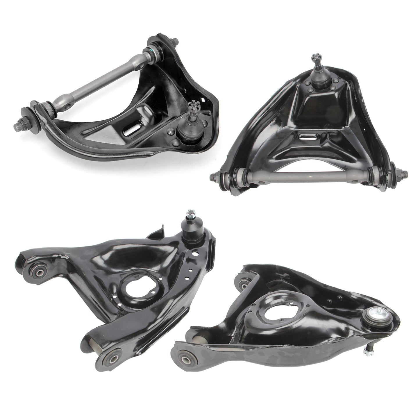 4pc K620261 K620260 K620251 K620252 RWD Front Upper and Lower Control Arm Ball Joint for GMC Jimmy 1992-2001 for GMC Sonoma 1991-2003 for Chevrolet Blazer 1995-2005