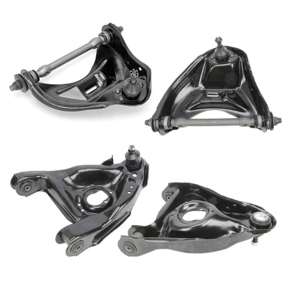 4pc K620261 K620260 K620251 K620252 RWD Front Upper and Lower Control Arm Ball Joint for GMC Jimmy 1992-2001 for GMC Sonoma 1991-2003 for Chevrolet Blazer 1995-2005