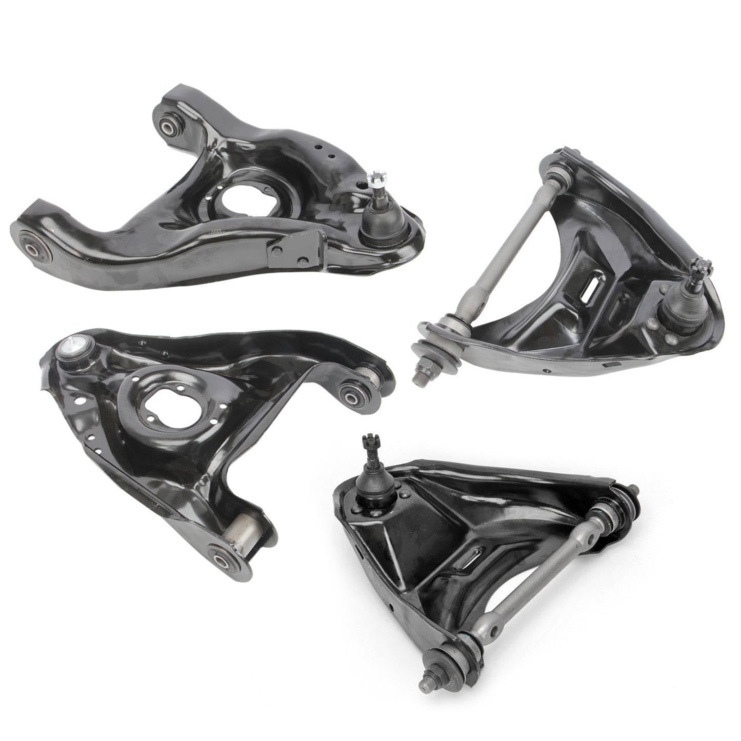 4pc K620261 K620260 K620251 K620252 RWD Front Upper and Lower Control Arm Ball Joint for GMC Jimmy 1992-2001 for GMC Sonoma 1991-2003 for Chevrolet Blazer 1995-2005