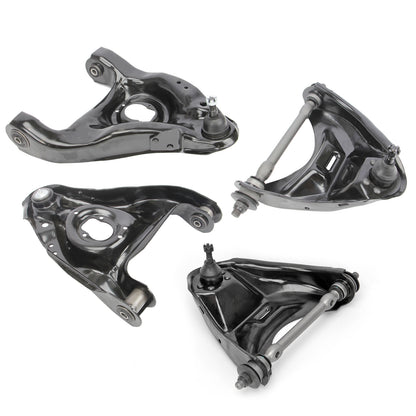 4pc K620261 K620260 K620251 K620252 RWD Front Upper and Lower Control Arm Ball Joint for GMC Jimmy 1992-2001 for GMC Sonoma 1991-2003 for Chevrolet Blazer 1995-2005