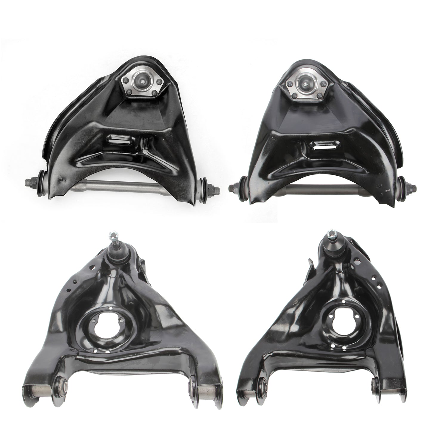 4pc K620261 K620260 K620251 K620252 RWD Front Upper and Lower Control Arm Ball Joint for GMC Jimmy 1992-2001 for GMC Sonoma 1991-2003 for Chevrolet Blazer 1995-2005