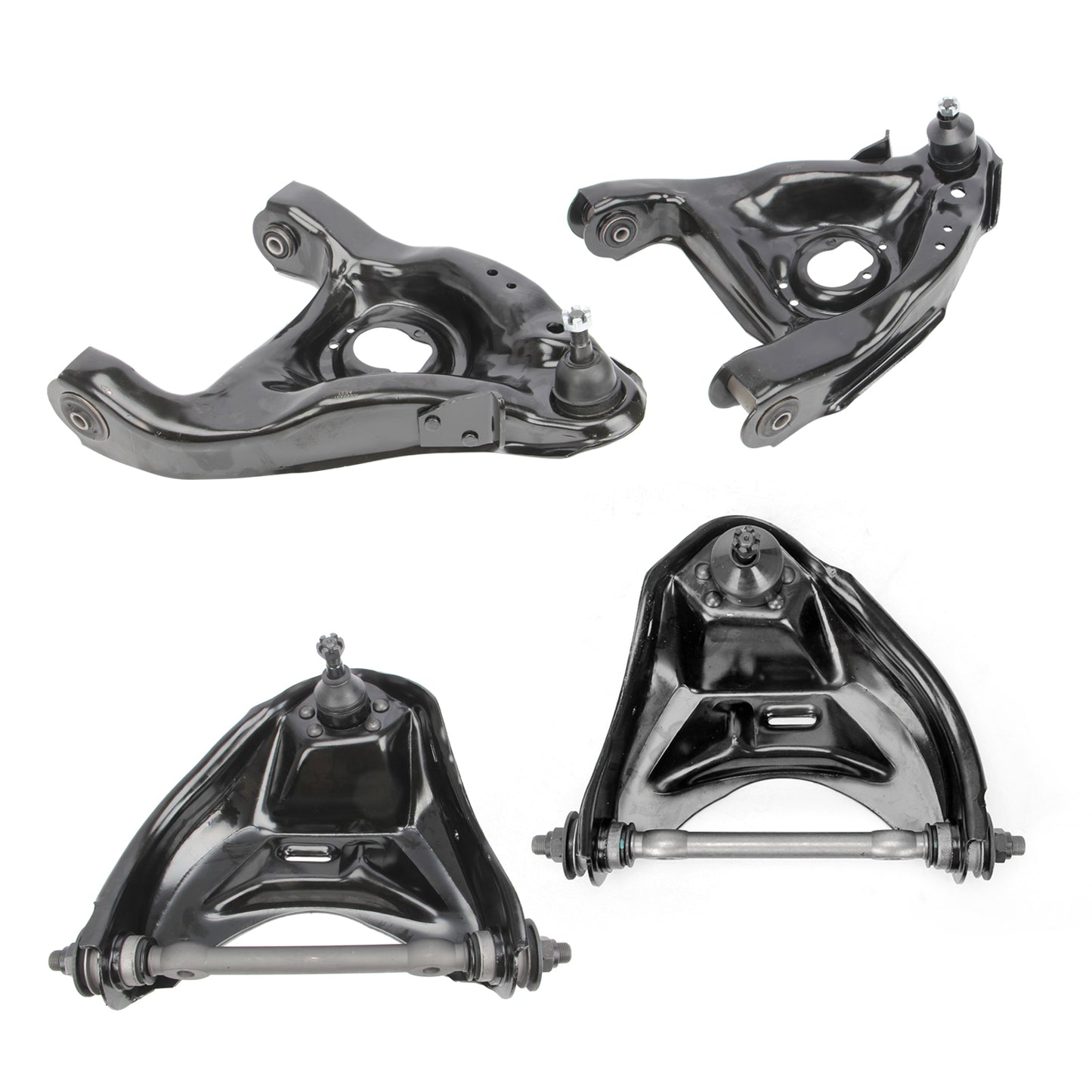 4pc K620261 K620260 K620251 K620252 RWD Front Upper and Lower Control Arm Ball Joint for GMC Jimmy 1992-2001 for GMC Sonoma 1991-2003 for Chevrolet Blazer 1995-2005