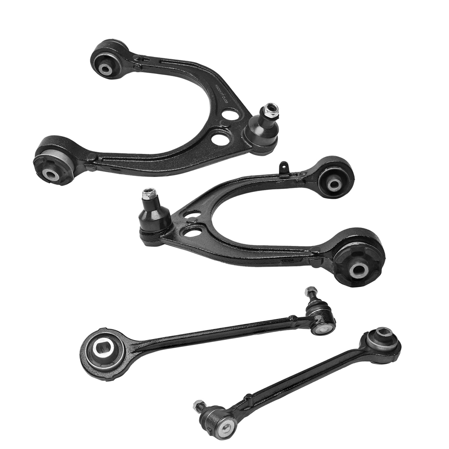 4pc K620177 K620178 K620258 K620257 RWD Front Upper Lower Forward Control Arms for Chrysler 300 2005-2010 2012 2013 2014 for Dodge Charger 2006-2010 2012-2019 for DODGE Magnum 2005 2006 2007 2008