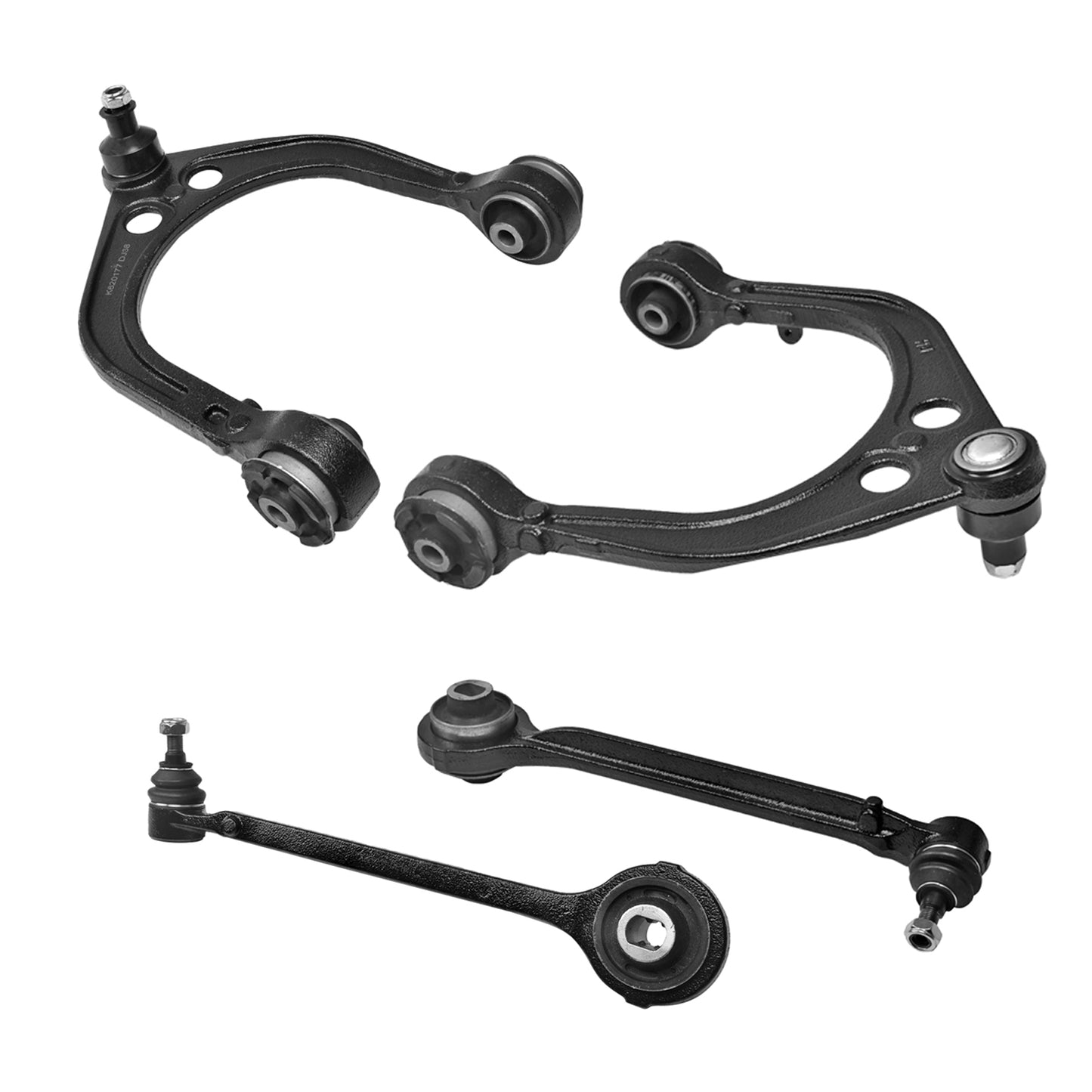4pc K620177 K620178 K620258 K620257 RWD Front Upper Lower Forward Control Arms for Chrysler 300 2005-2010 2012 2013 2014 for Dodge Charger 2006-2010 2012-2019 for DODGE Magnum 2005 2006 2007 2008
