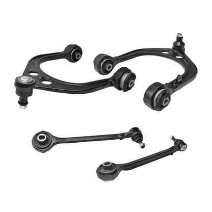 4pc K620177 K620178 K620258 K620257 RWD Front Upper Lower Forward Control Arms for Chrysler 300 2005-2010 2012 2013 2014 for Dodge Charger 2006-2010 2012-2019 for DODGE Magnum 2005 2006 2007 2008