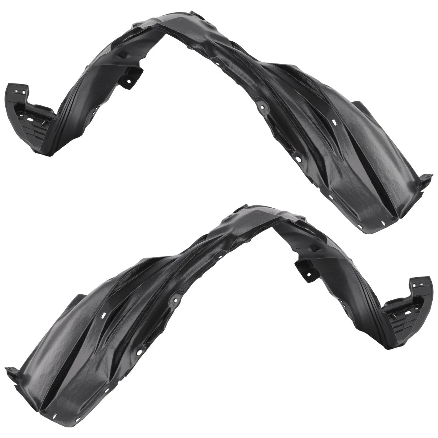 2pc Inner Fender Liner Compatible with Honda Element 2009-2011 HO1248139 HO1249139 Front Passenger and Driver